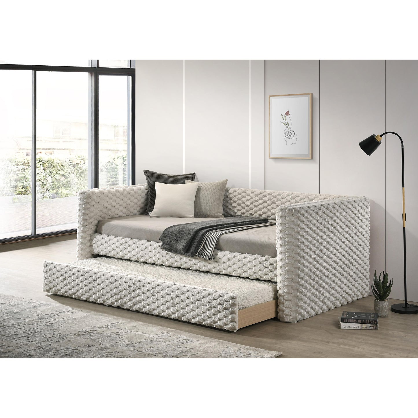 Crown Mark Brielle 5326WH Daybed - White Dove IMAGE 2