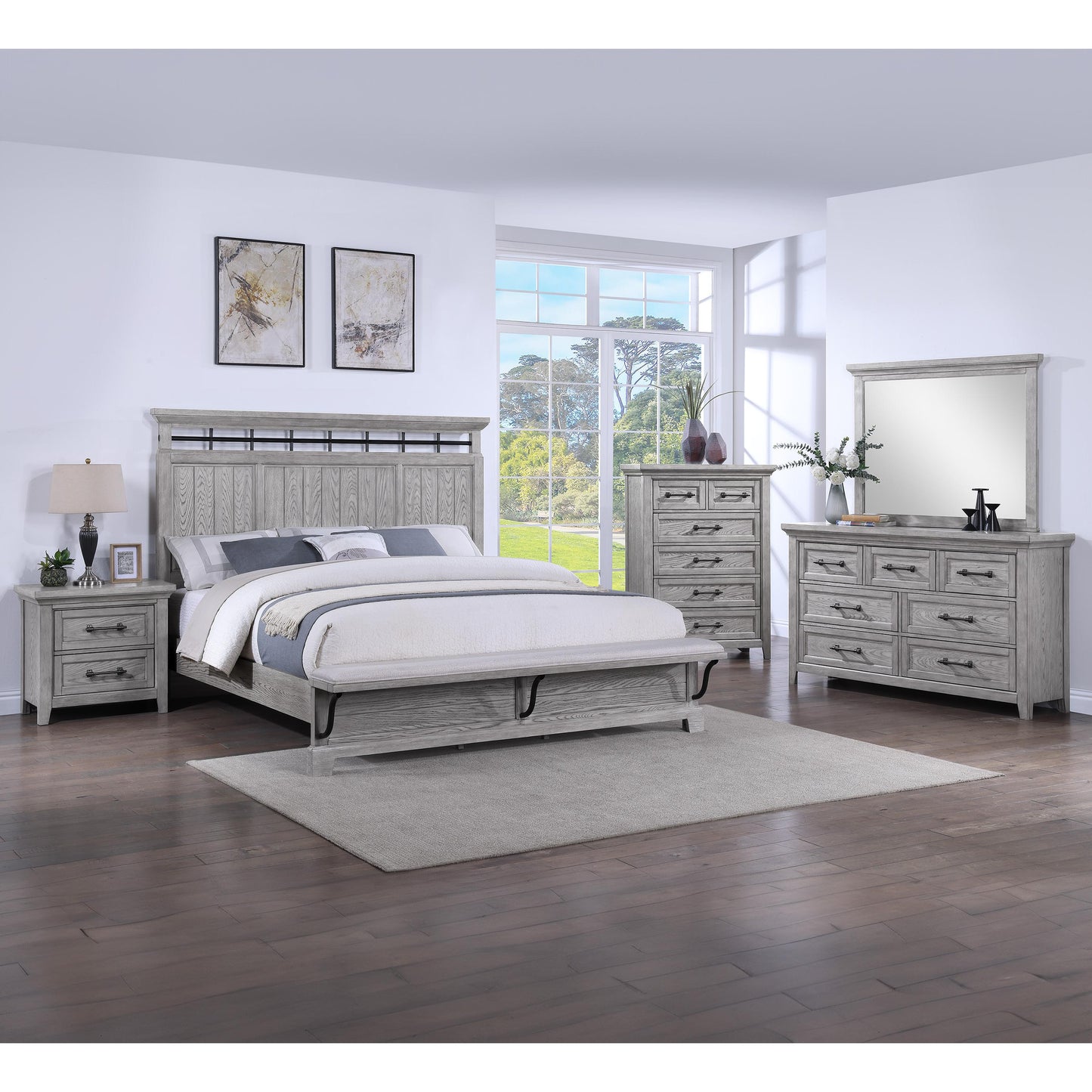 Crown Mark Beckett B1900-K King Bed IMAGE 3