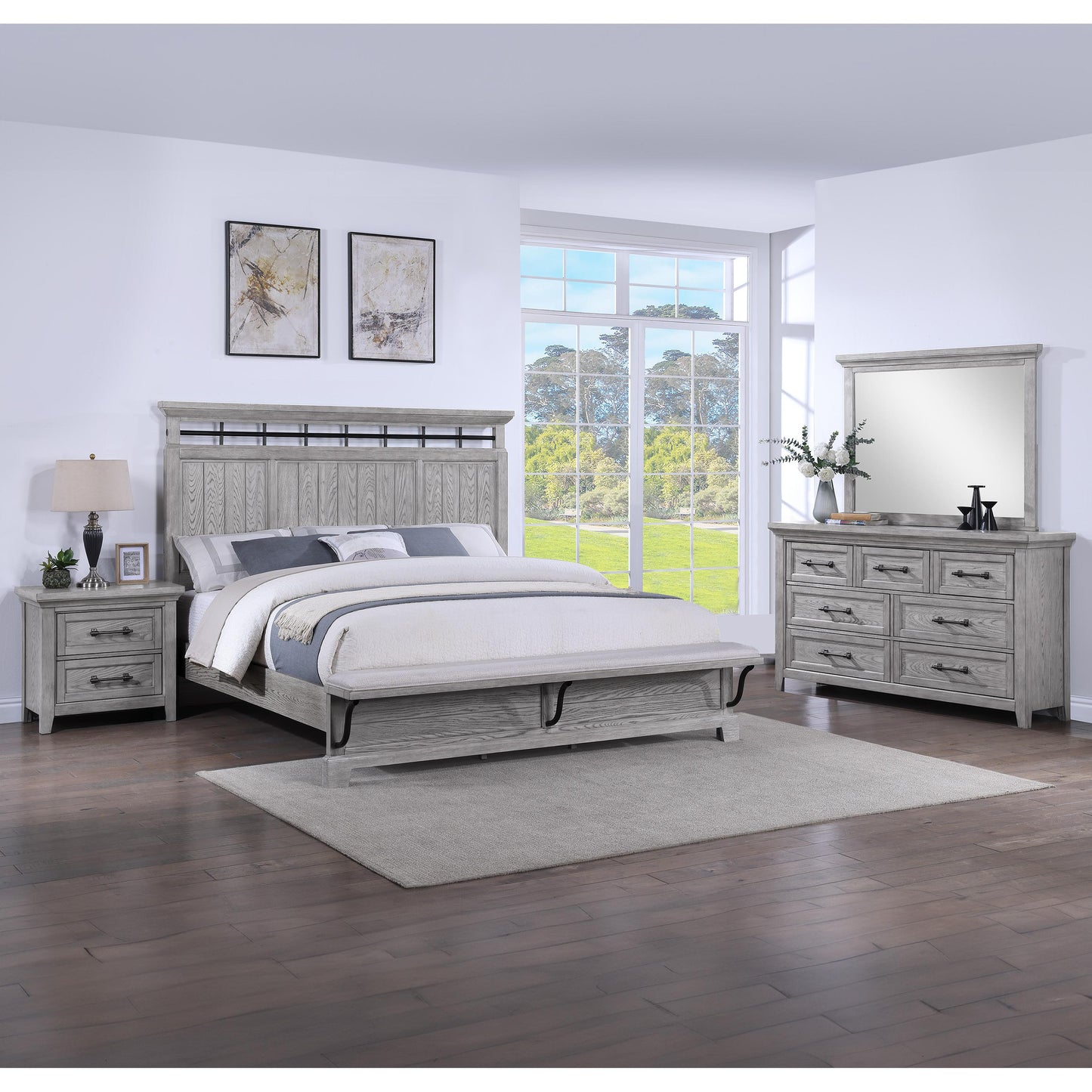 Crown Mark Beckett B1900-Q Queen Bed IMAGE 4