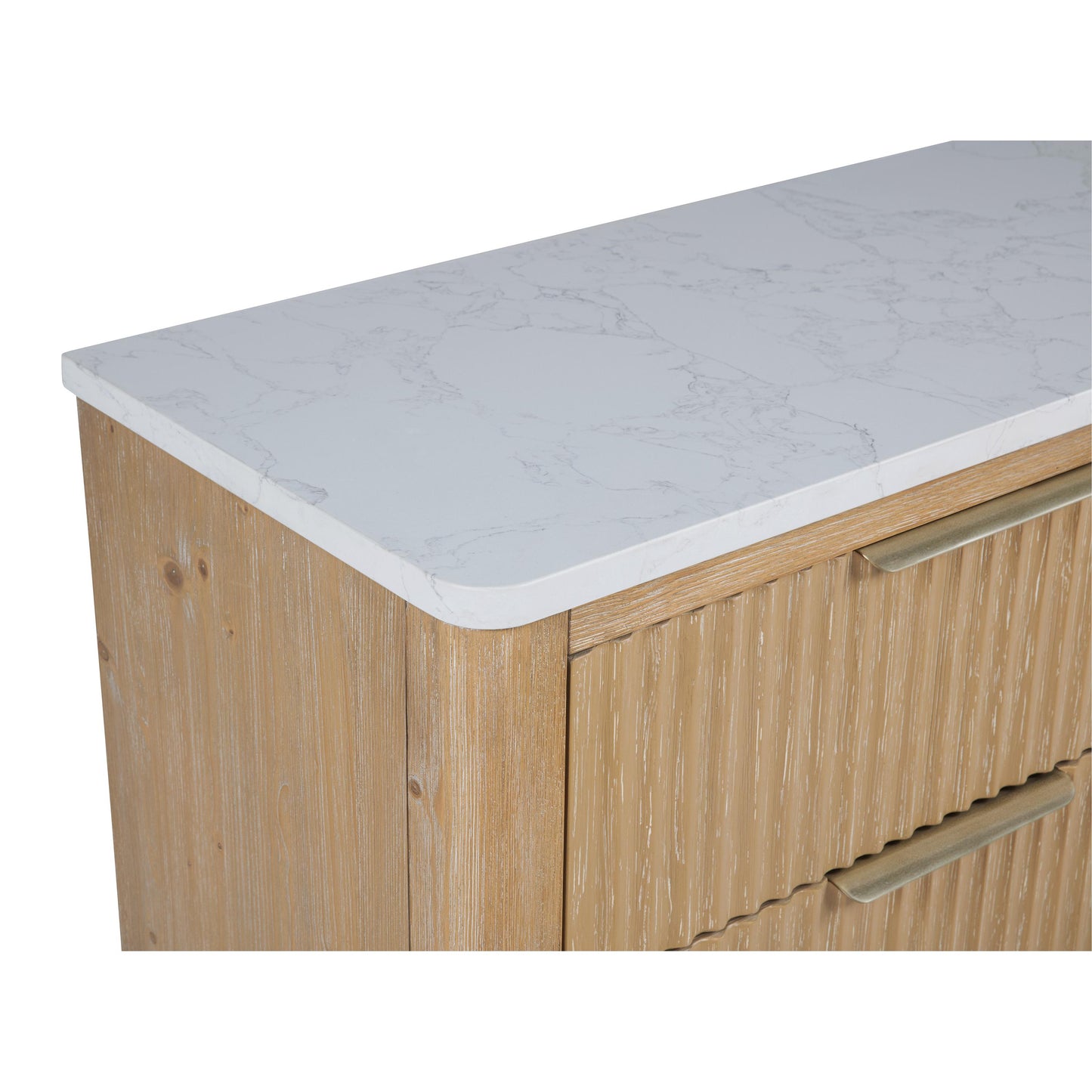 Crown Mark Kara B1450-1 Dresser - Cerused Natural IMAGE 4