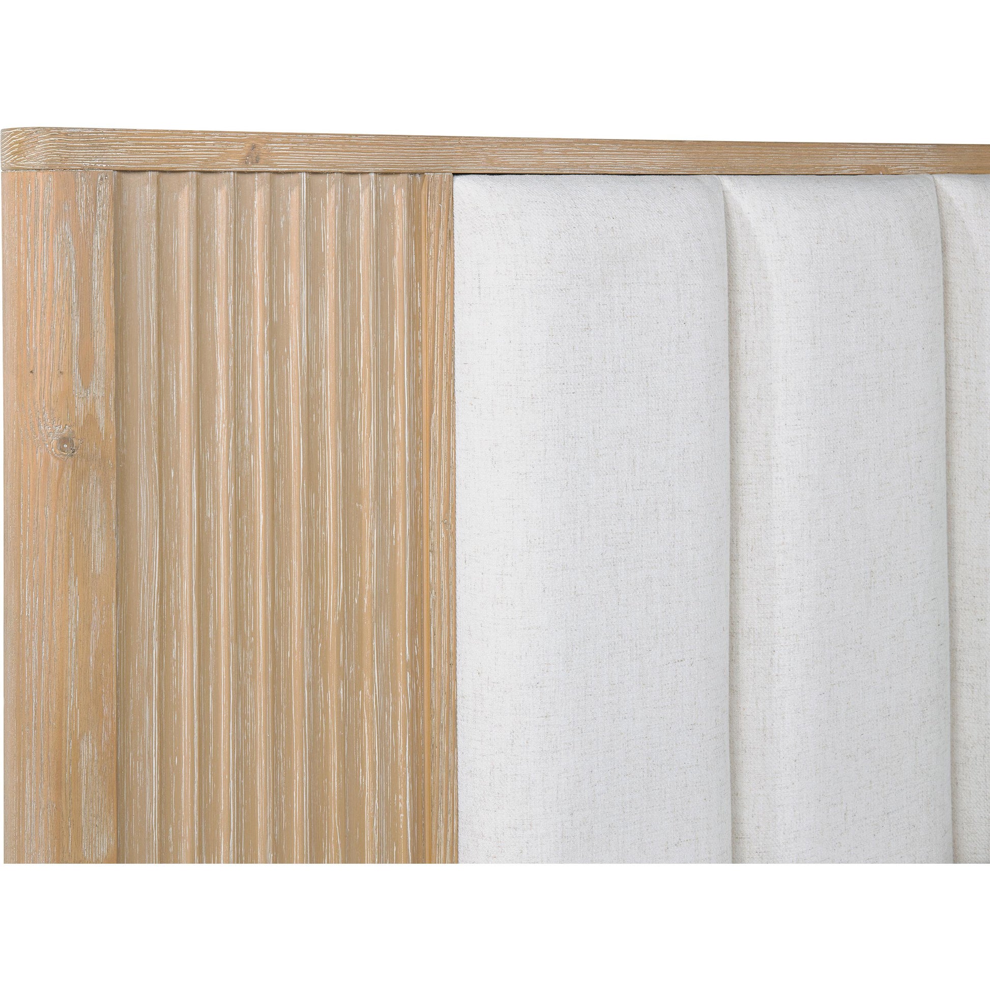 Crown Mark Kara B1450-Q Queen Bed - Cerused Natural IMAGE 5