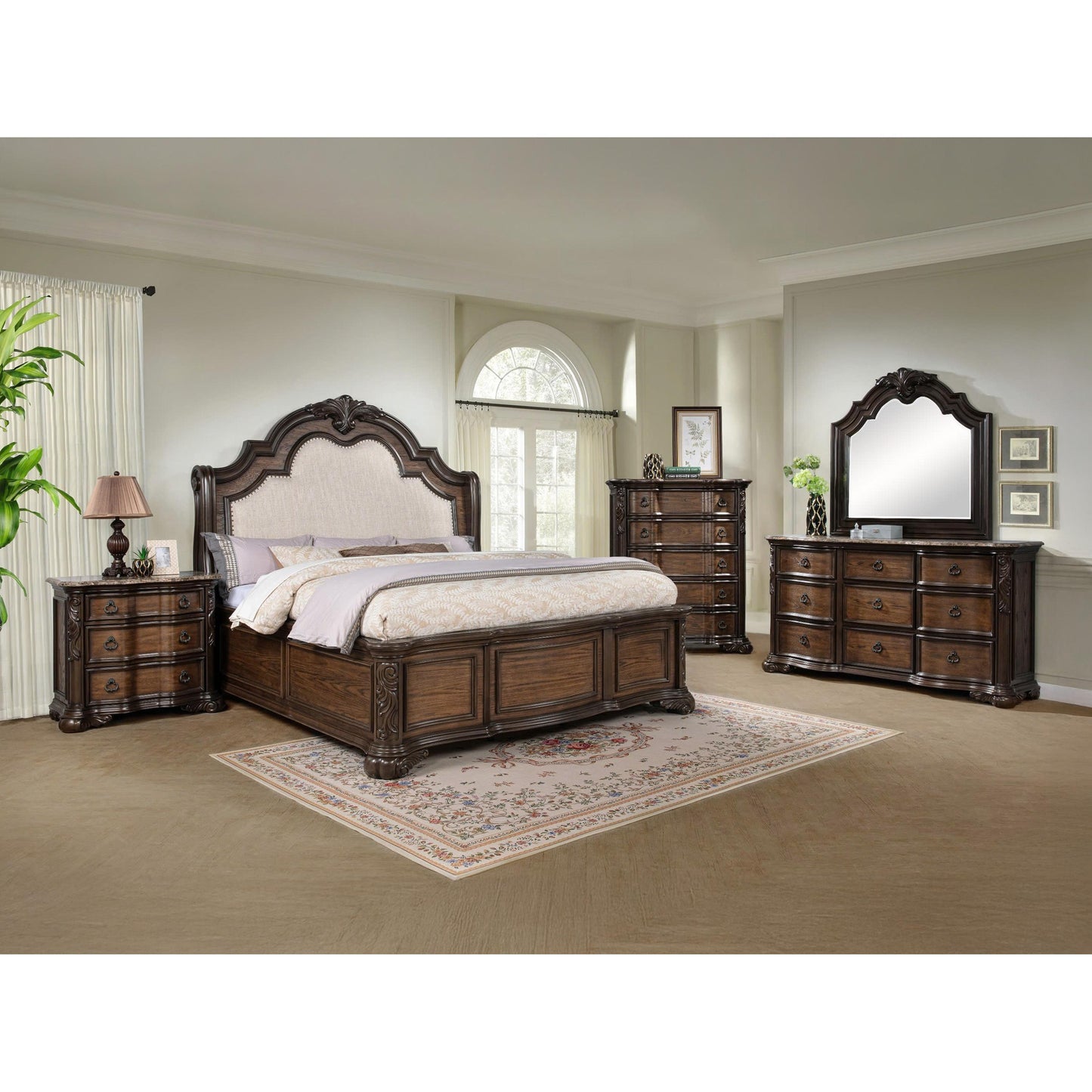 Crown Mark Ludwig B1640-K King Bed IMAGE 3