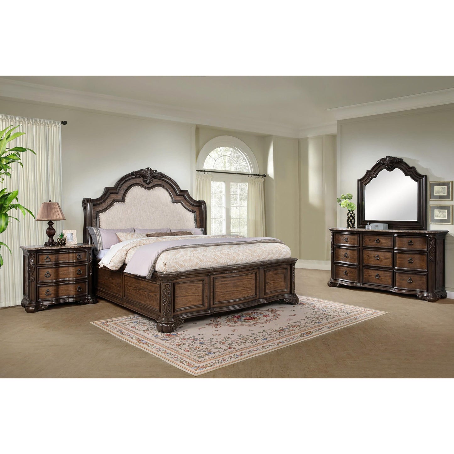 Crown Mark Ludwig B1640-K King Bed IMAGE 4