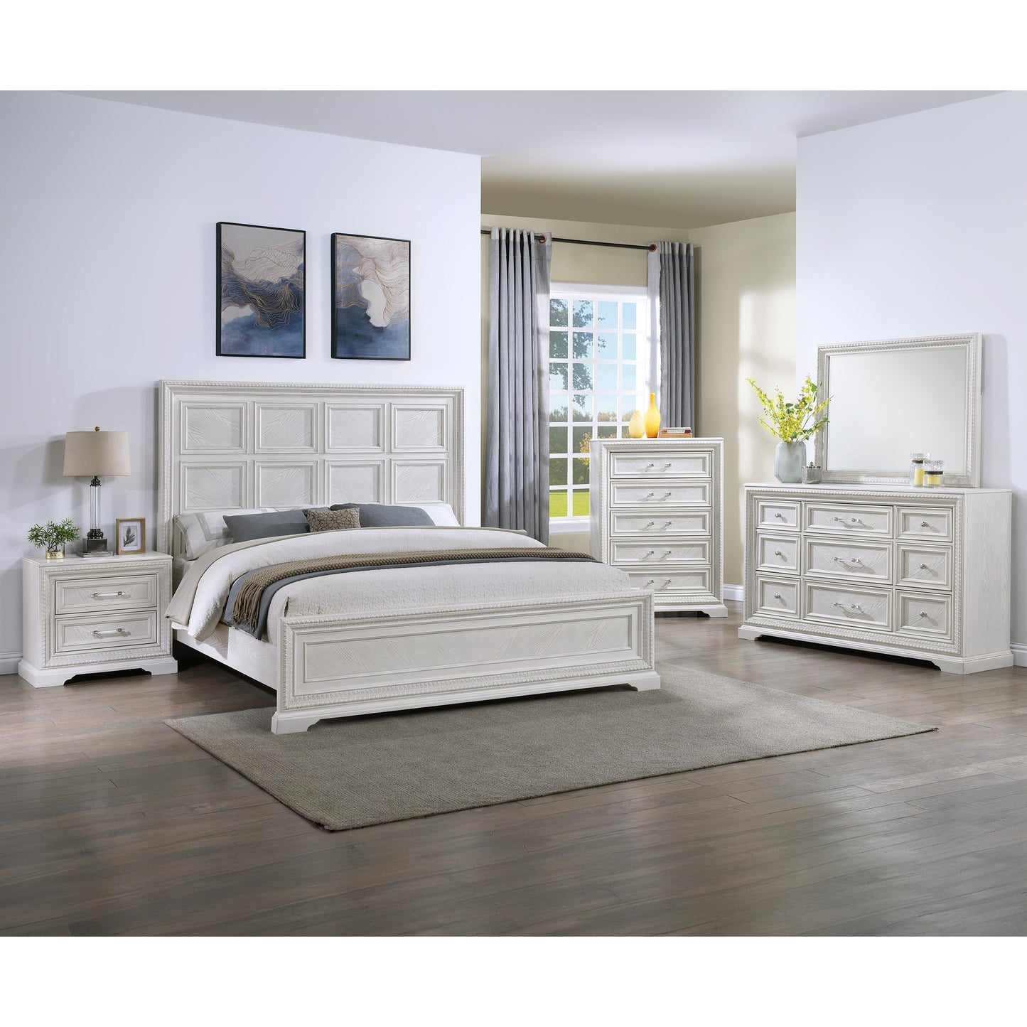 Crown Mark Alexandria B1650-K King Bed IMAGE 3