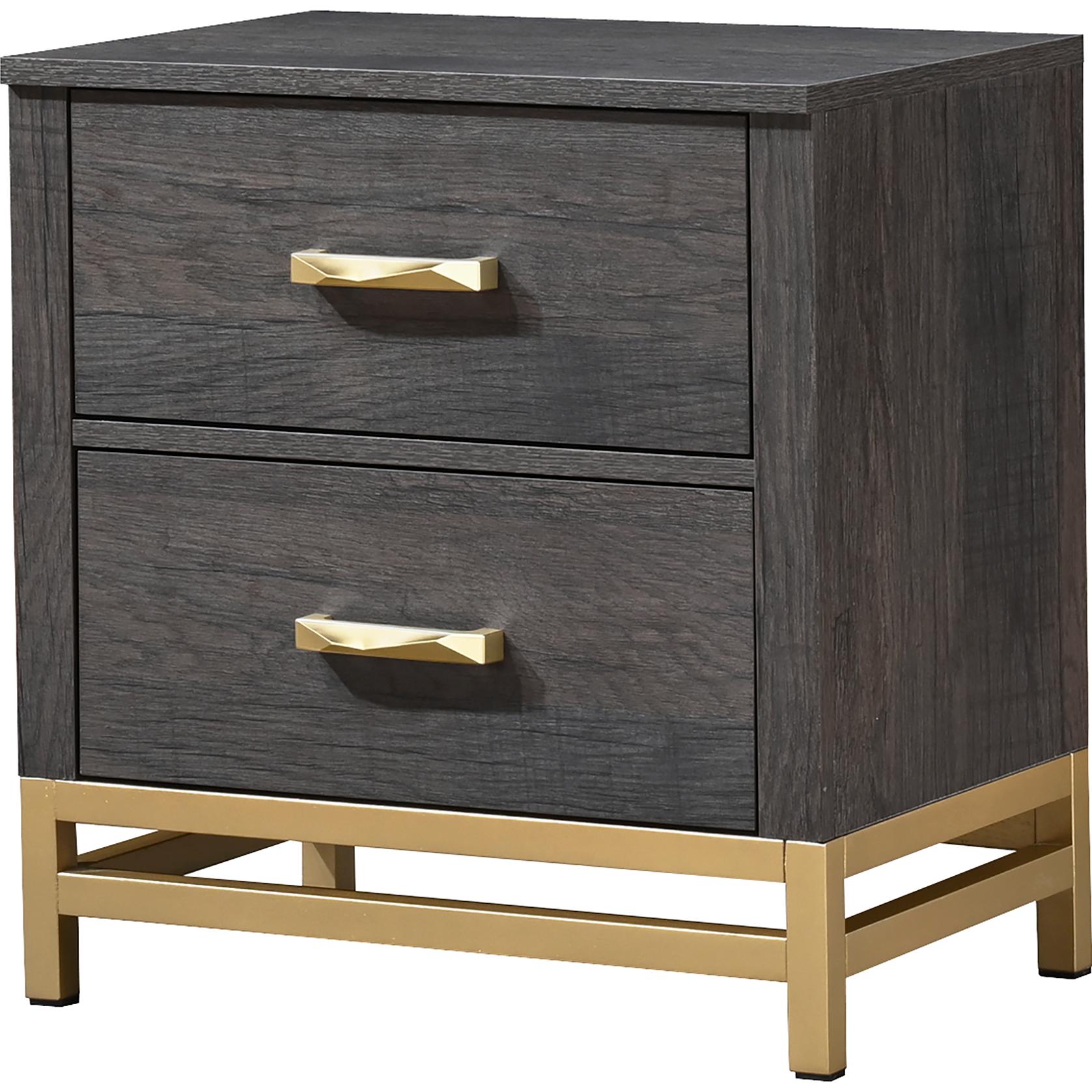 Crown Mark Trevor B3350-2 Nightstand IMAGE 1