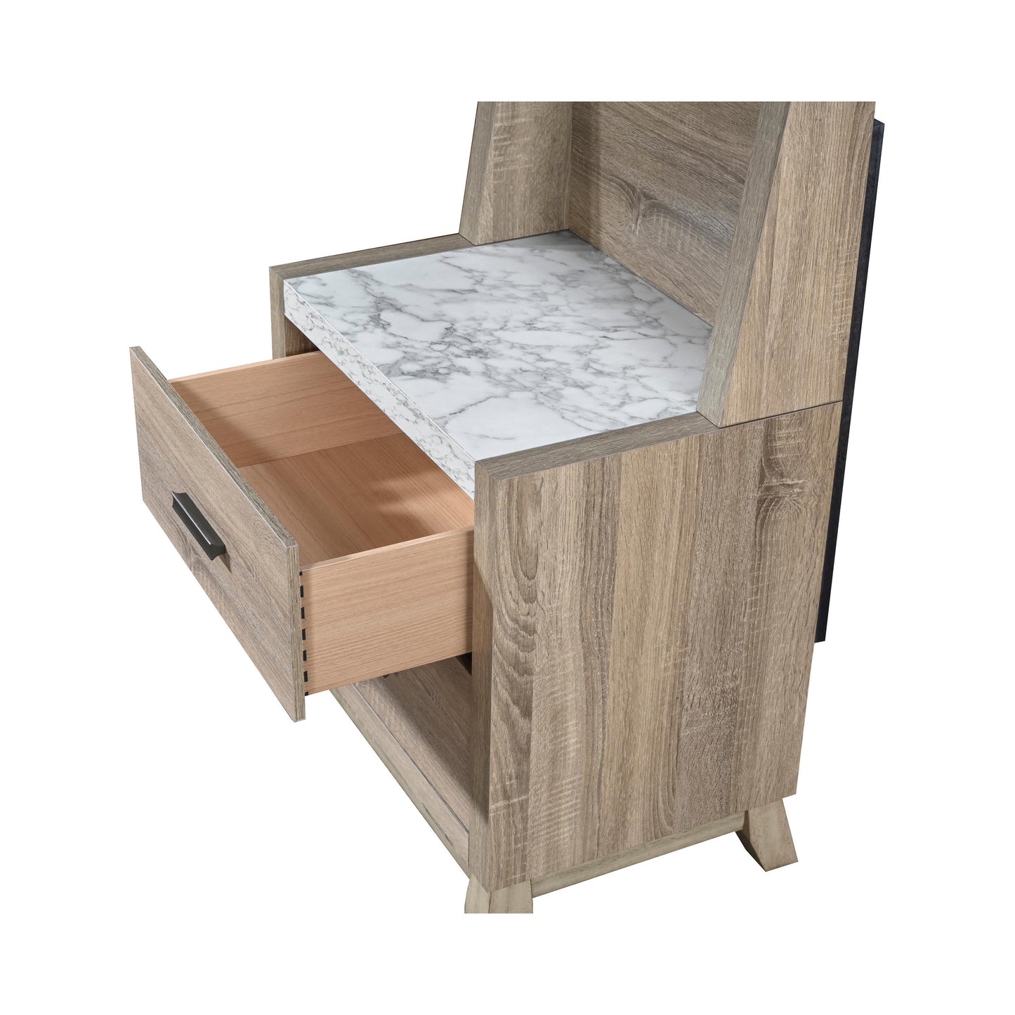 Crown Mark Tilston B3400-2 Nightstand with Wall Panel IMAGE 4