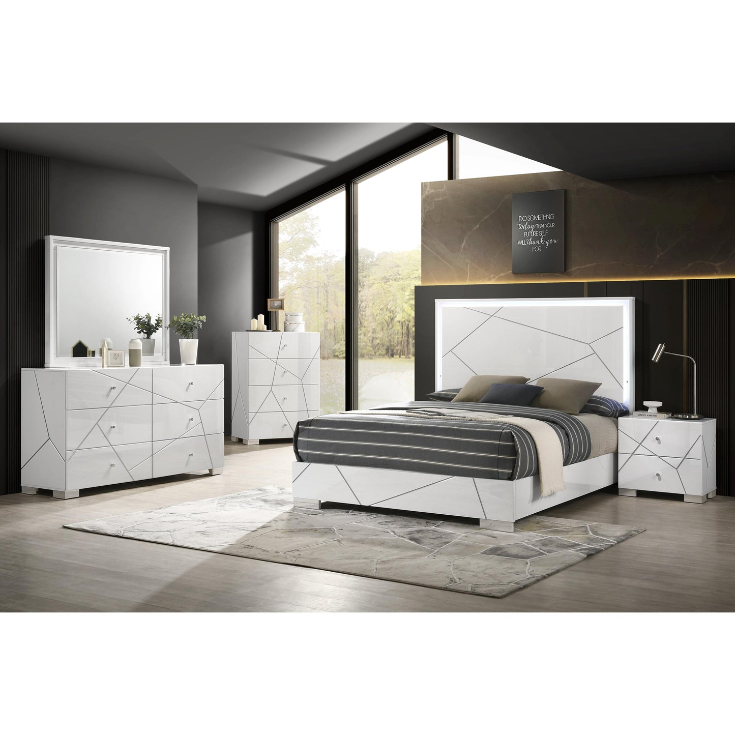 Crown Mark Ayla B4520-K King Bed IMAGE 3