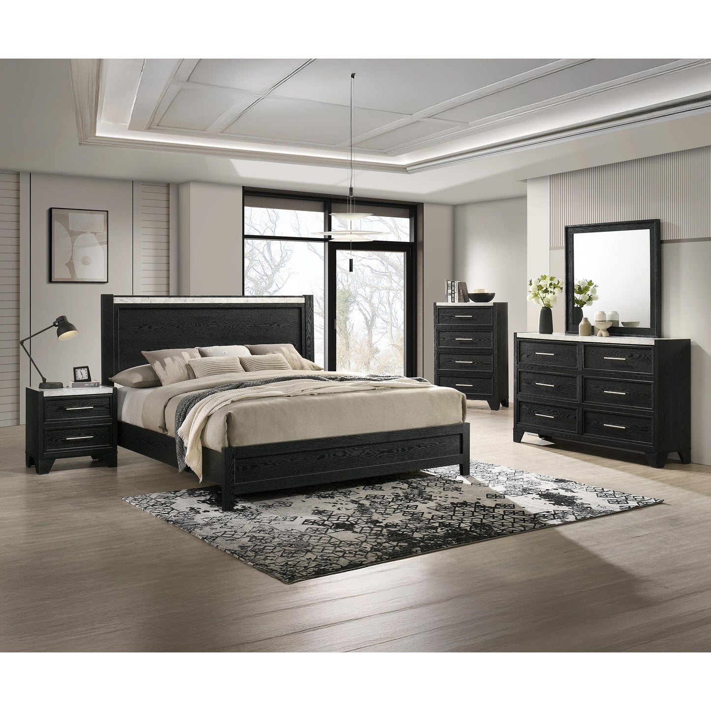 Crown Mark Lamar B4680-K King Bed IMAGE 3