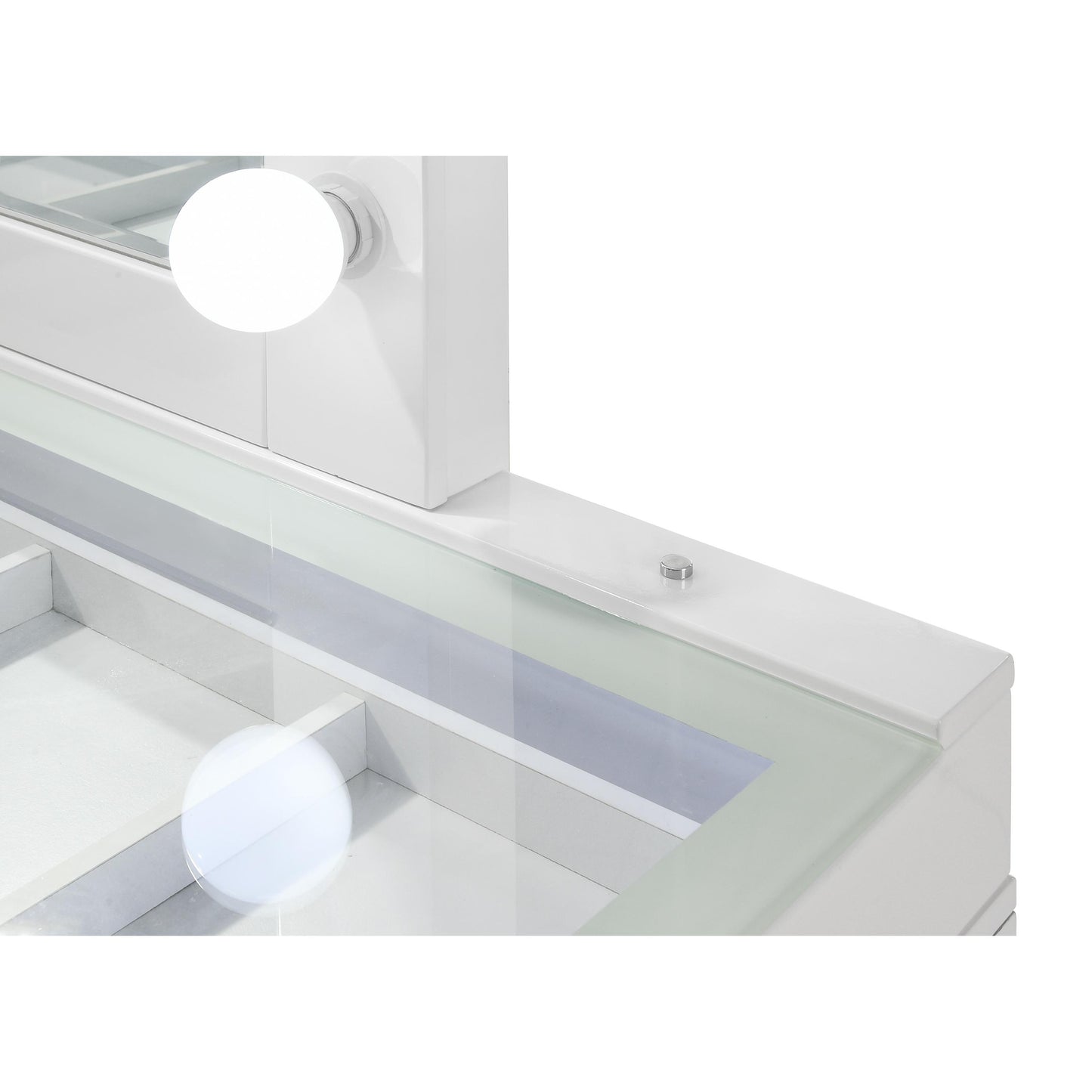 Crown Mark Luxo B4852WHSET Vanity Set - White IMAGE 11