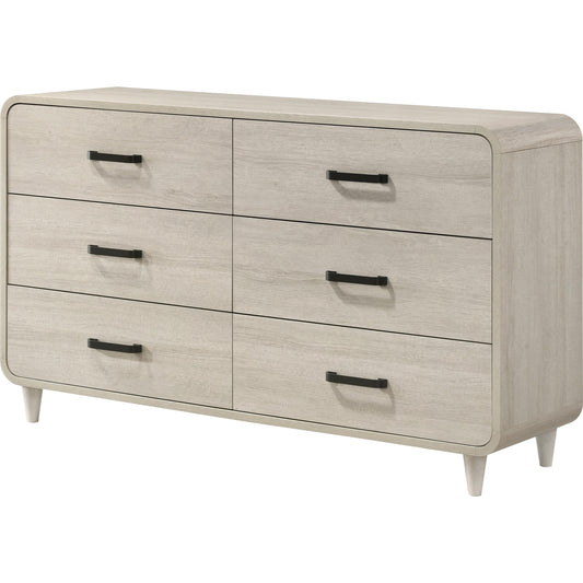 Crown Mark Nyomi B4900-1 Dresser - White IMAGE 1