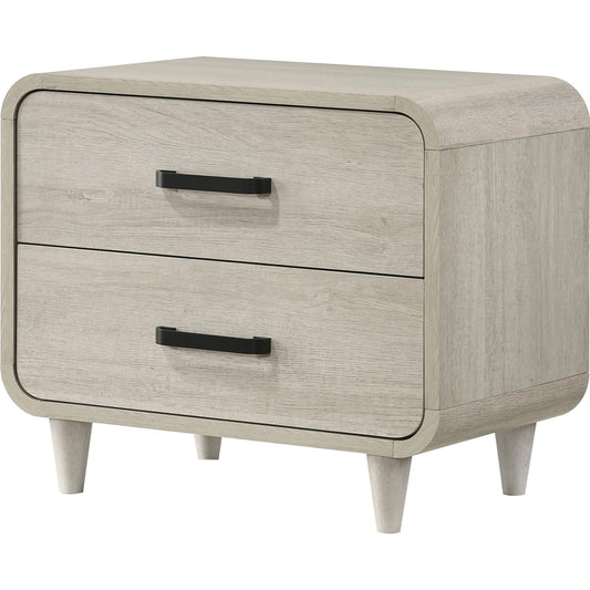 Crown Mark Nyomi B4900-2 Nightstand - White IMAGE 1
