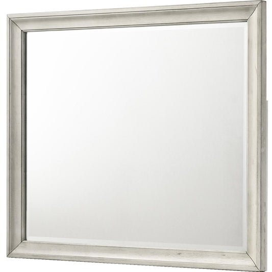 Crown Mark Jaymes B6582-11 Dresser Mirror - White Mist IMAGE 1