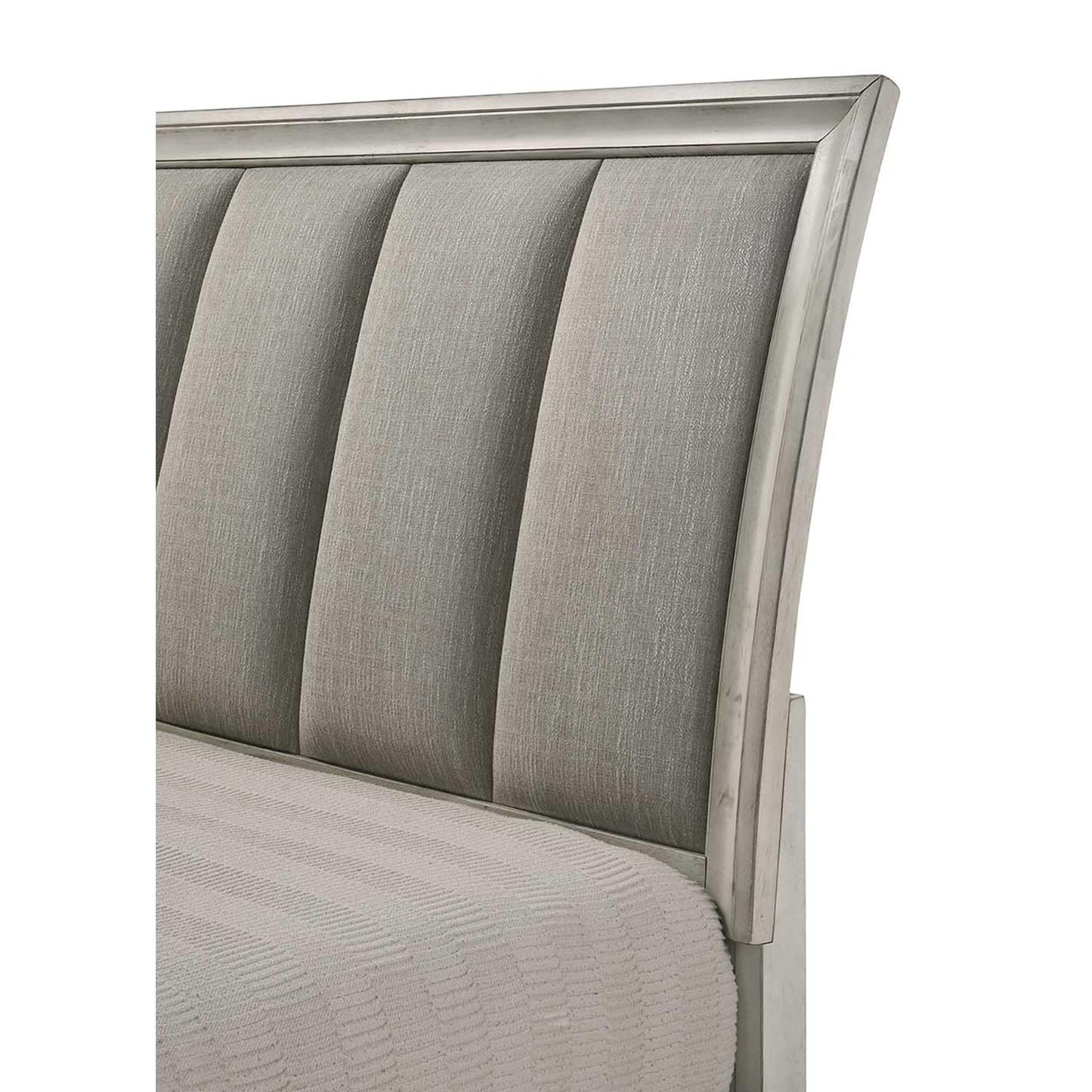 Crown Mark Jaymes B6582-Q Queen Storage Bed - White Mist IMAGE 5