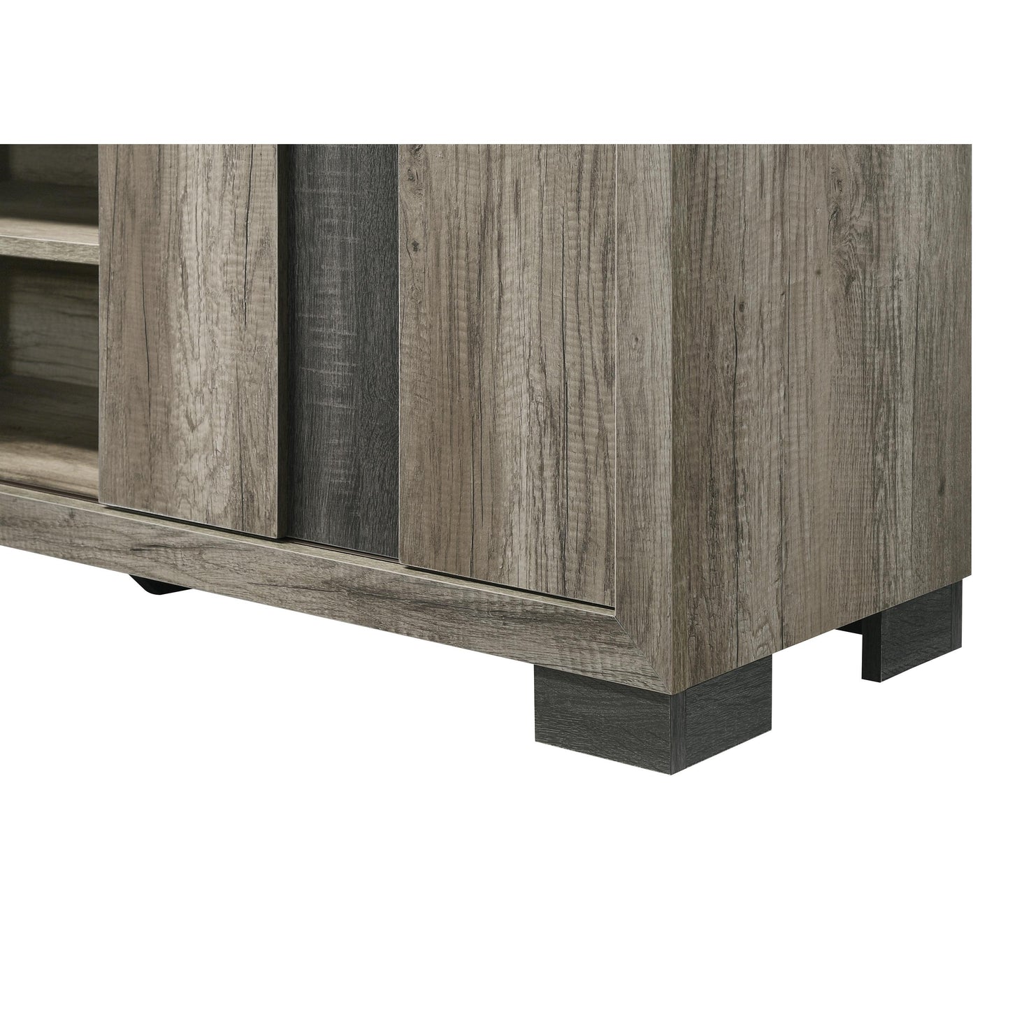 Crown Mark Rangley B6830-99 TV Stand - Grey/Brown IMAGE 5