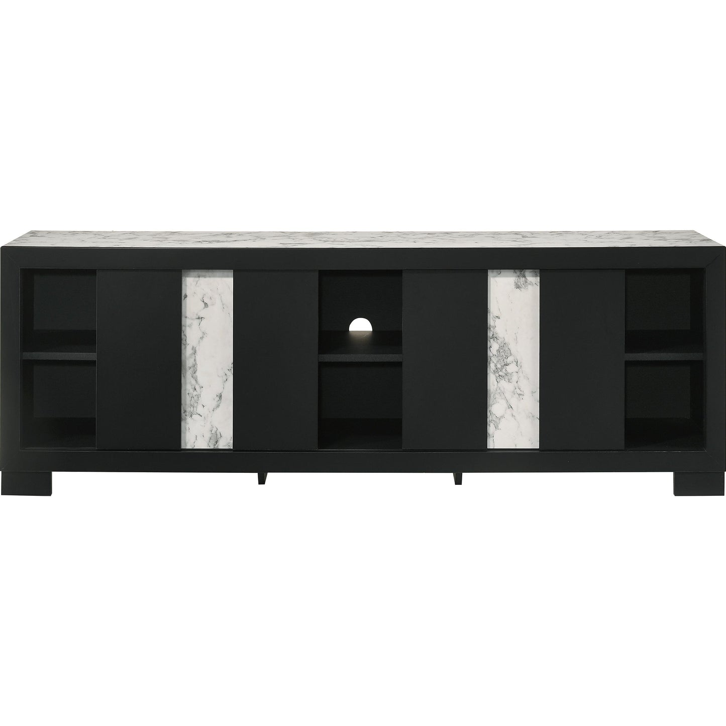 Crown Mark Rangley B6835-99 TV Stand - Black IMAGE 3