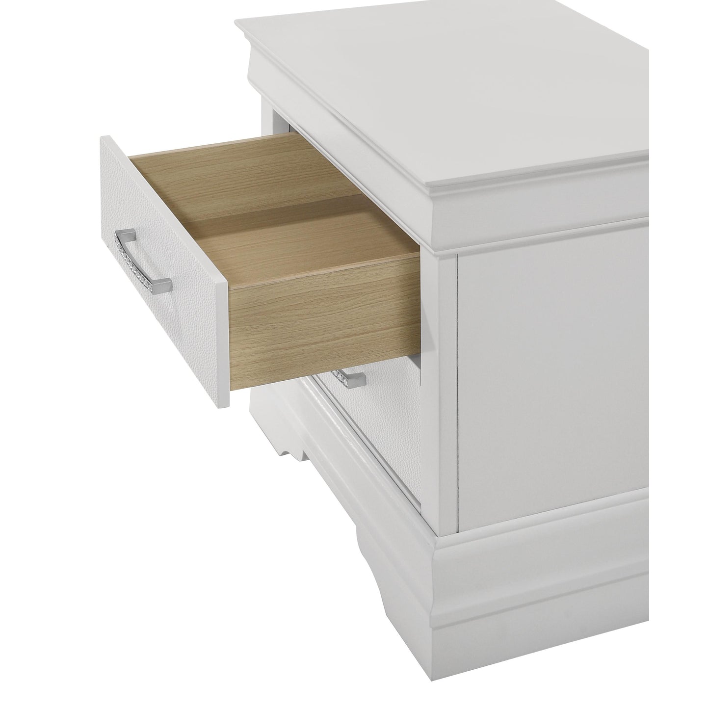 Crown Mark Amalia B6912-2 Nightstand - White IMAGE 4