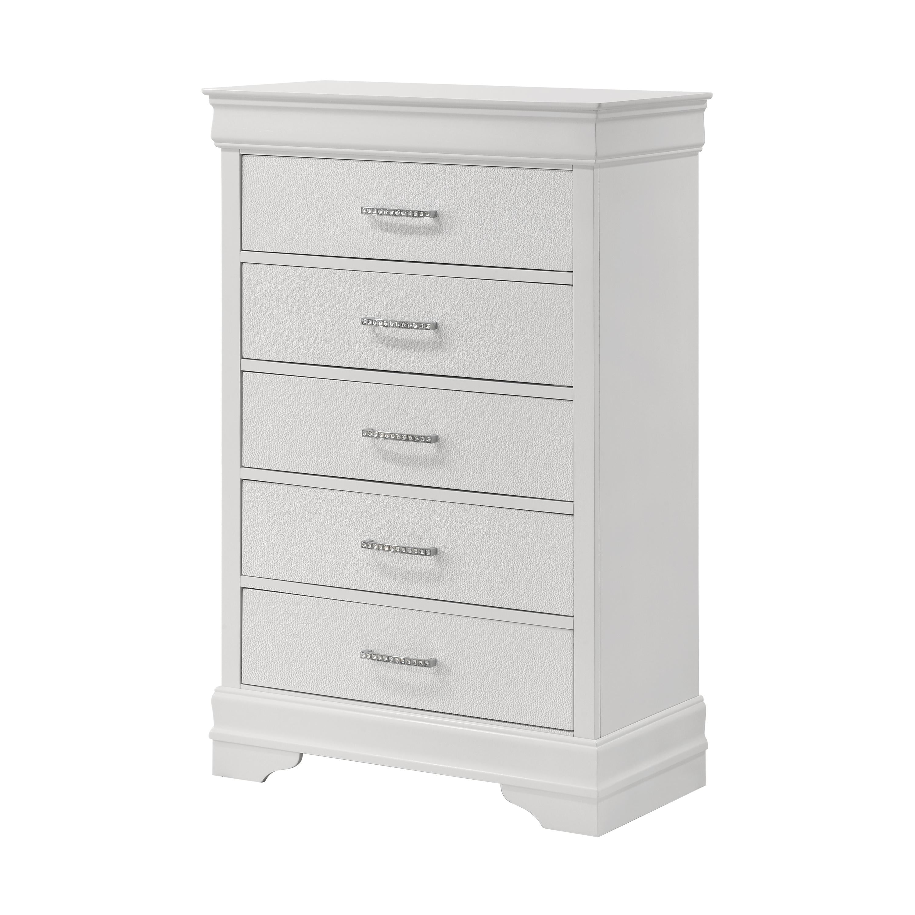 Crown Mark Amalia B6912-4 Chest - White IMAGE 1