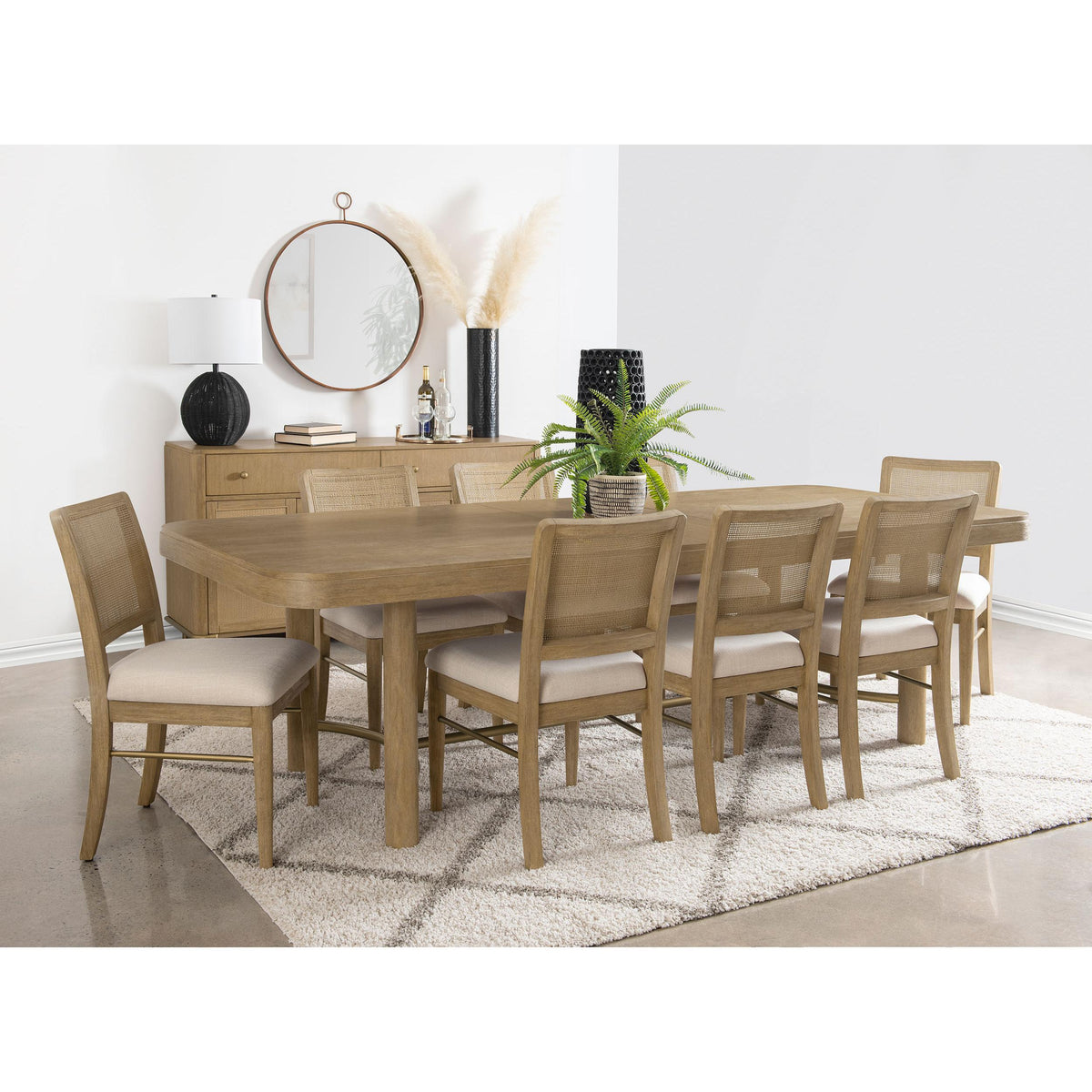 Coaster Furniture Arini 108932SWD Set of 2 Rattan Cane Dining Side Chair - Sand Wash IMAGE 11