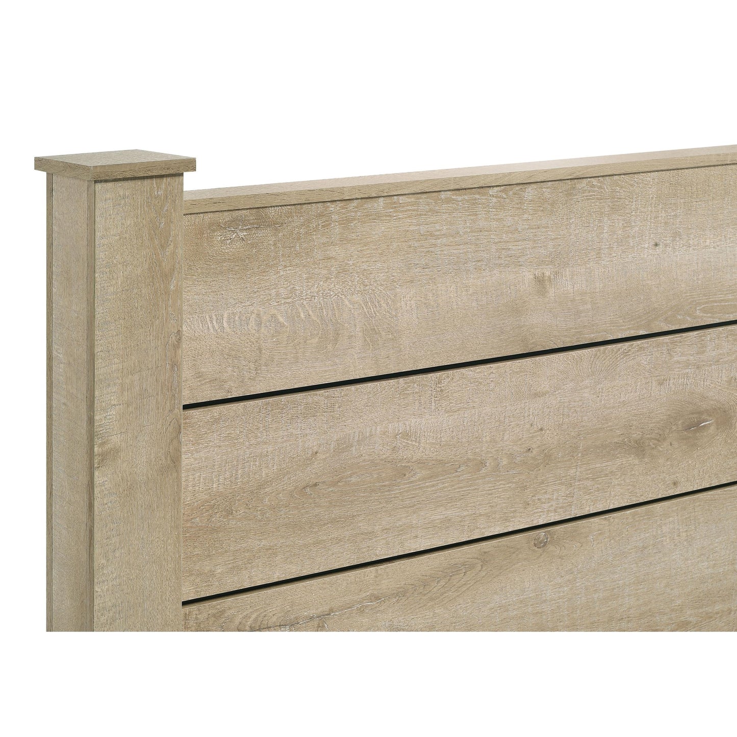 Coaster Furniture Oakglen 225101Q 55-inch Queen Panel Bed - Weathered Oak IMAGE 7