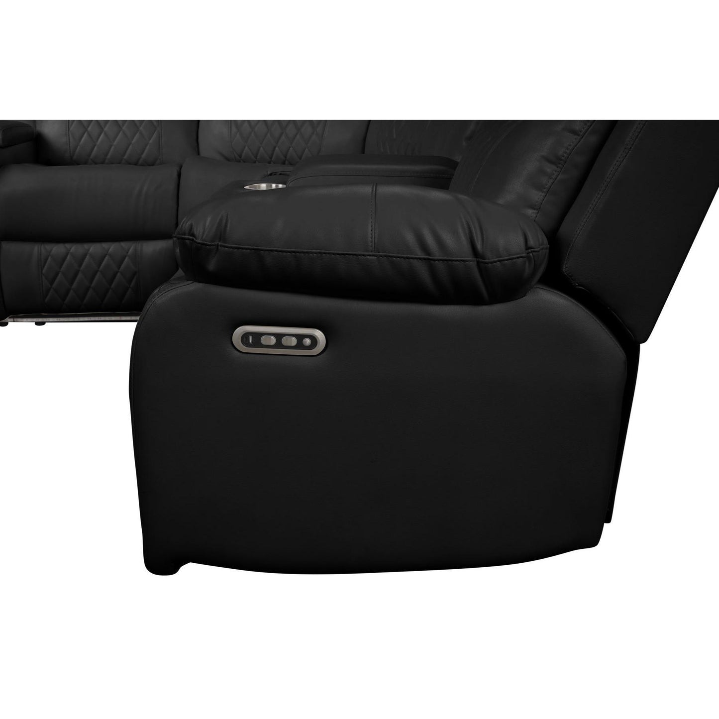 Generation Trade Bravo 650234 Sectional - Black IMAGE 3