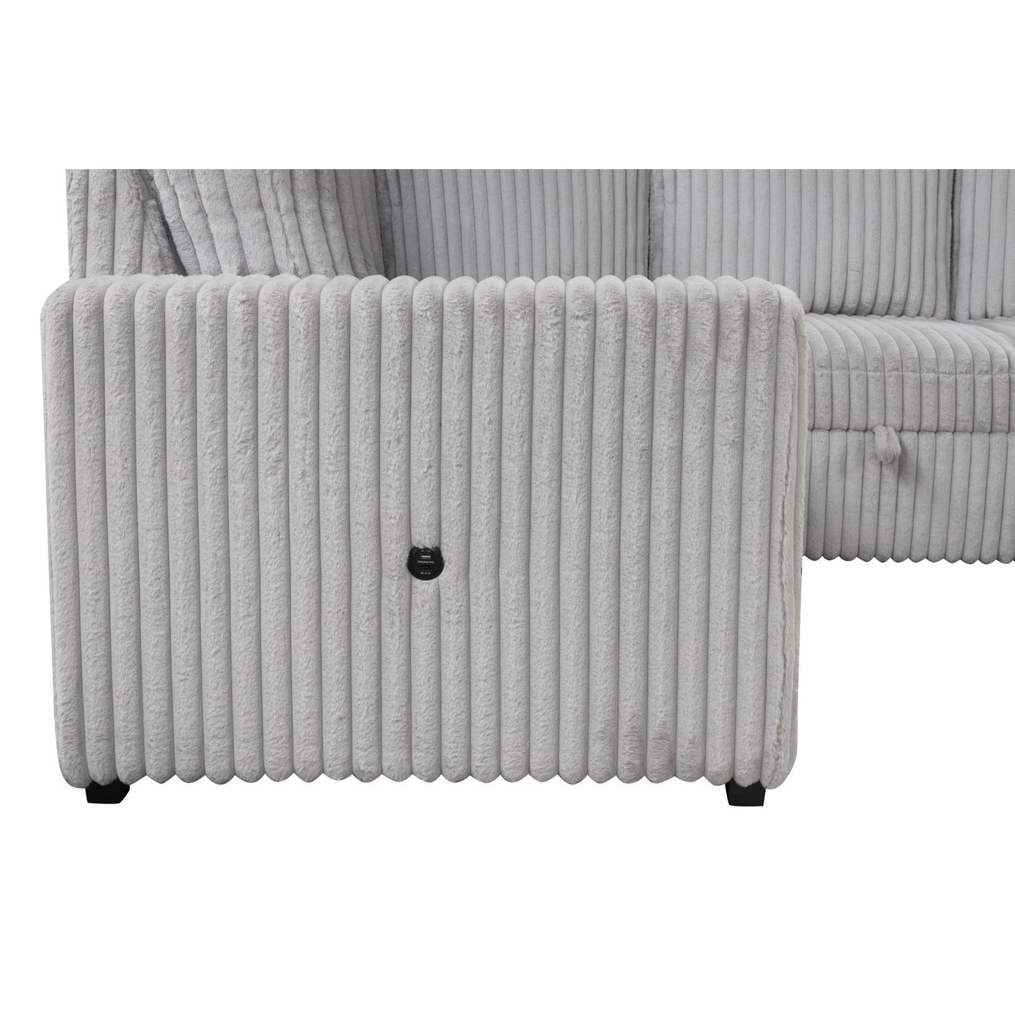 Generation Trade Divine 582033 Sectional - Grey IMAGE 3