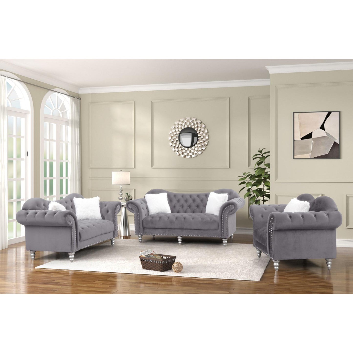 Generation Trade Equinox 588062 Chair - Grey IMAGE 2
