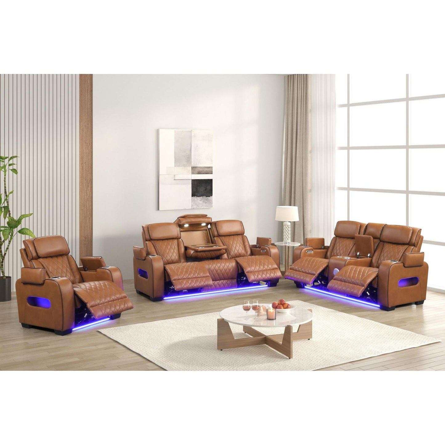 Generation Trade Titan 668392 Recliner - Brown IMAGE 3