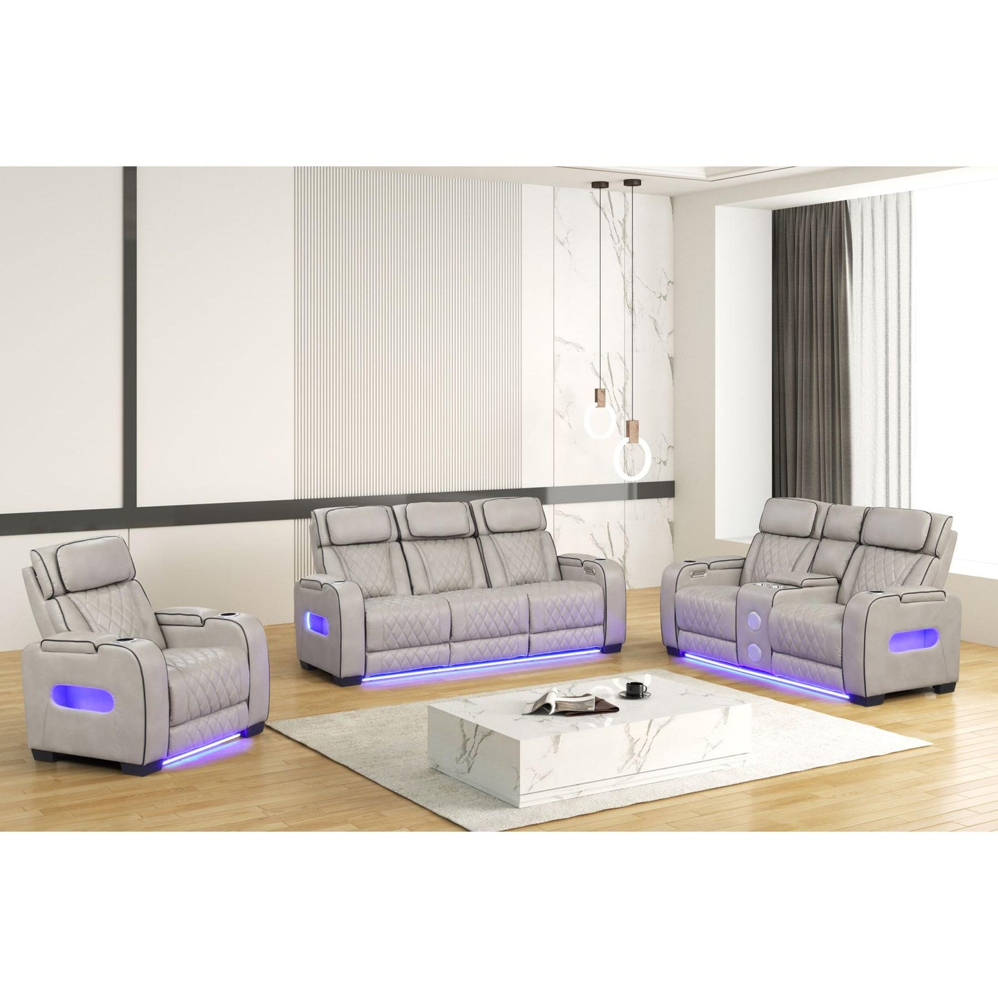 Generation Trade Titan 668092 Recliner - Grey IMAGE 2