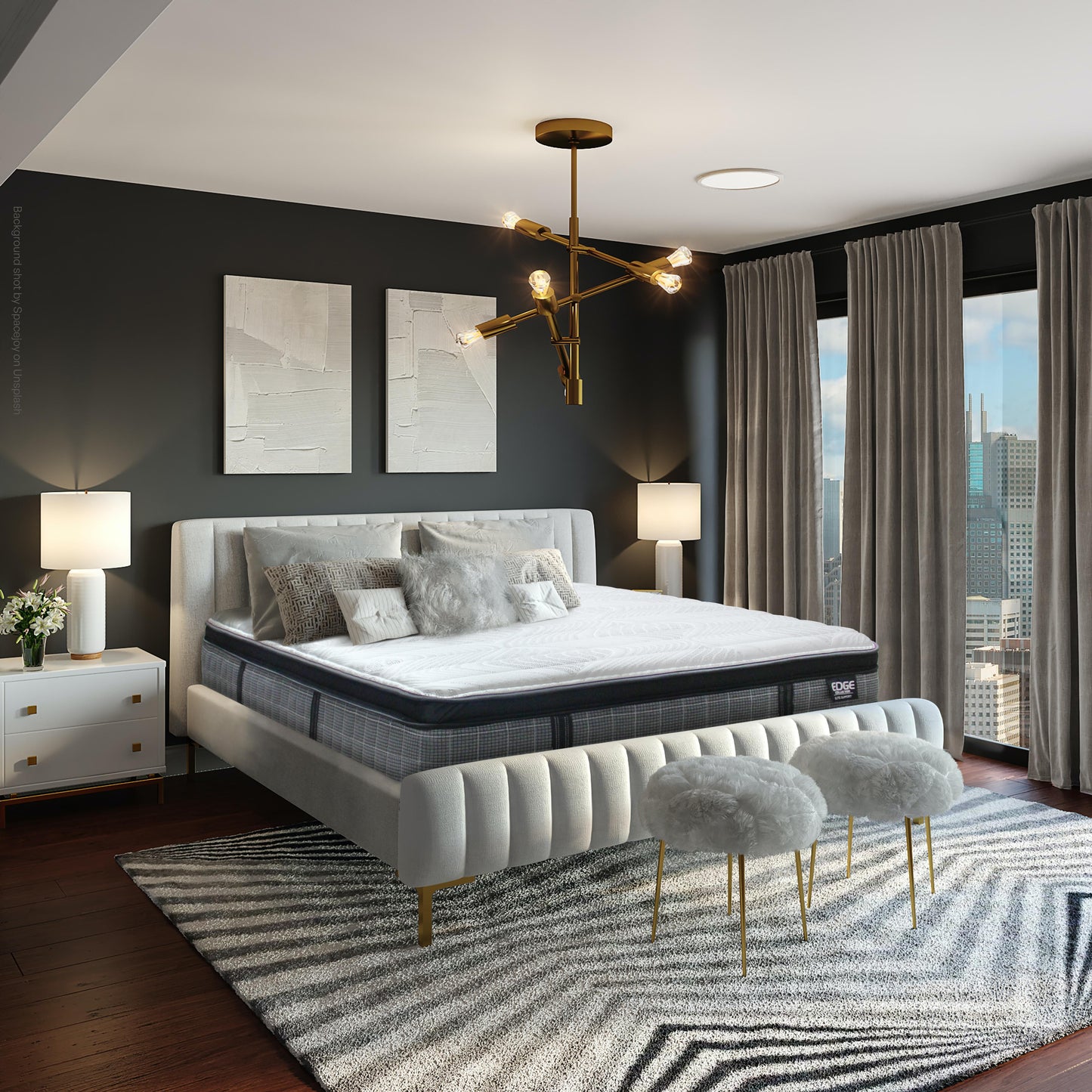 Sleeptronic Edge Elite 8100 Firm Euro Pillow Top Mattress - Full IMAGE 4