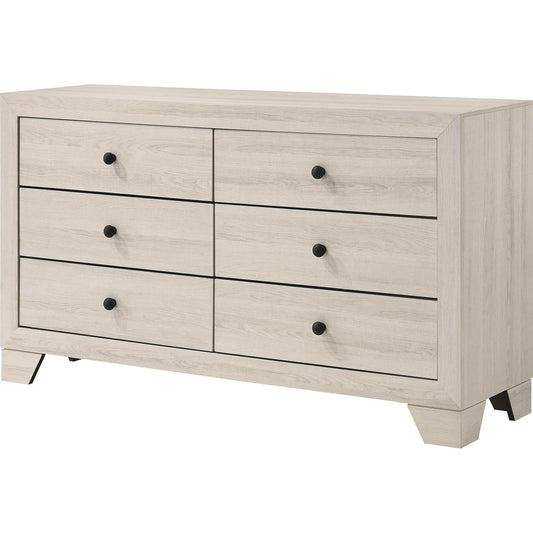 Crown Mark Atticus B6982-1 Dresser - White IMAGE 1