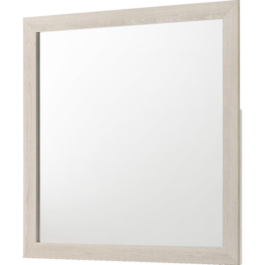 Crown Mark Atticus B6982-11 Dresser Mirror - White IMAGE 1