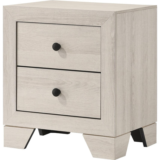 Crown Mark Atticus B6982-2 Nightstand - White IMAGE 1