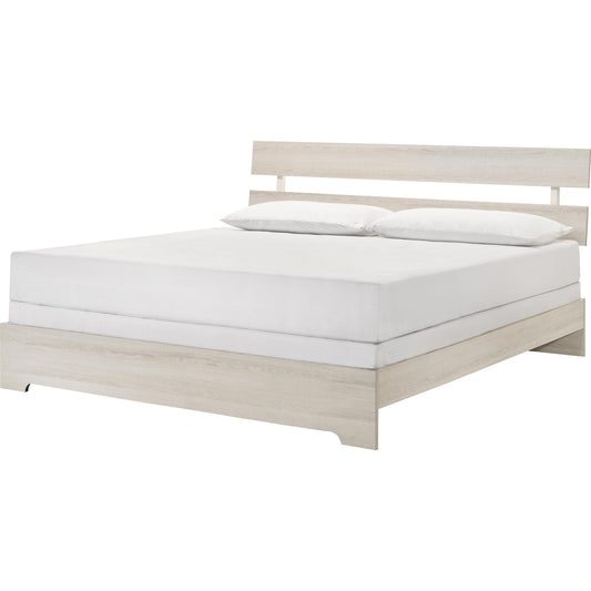 Crown Mark Atticus B6982-K-BED King Bed - White IMAGE 1