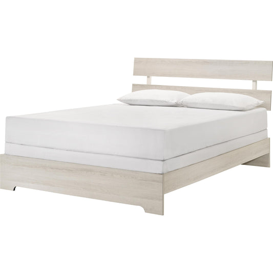 Crown Mark Atticus B6982-Q-BED Queen Bed - White IMAGE 1