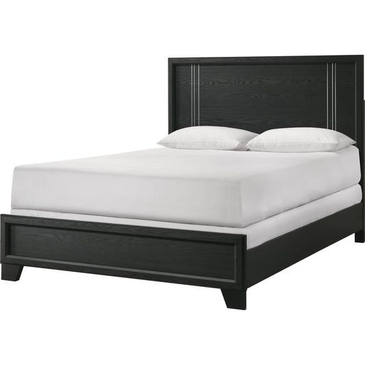 Crown Mark Charlie B9235-K King Bed - Charcoal IMAGE 1