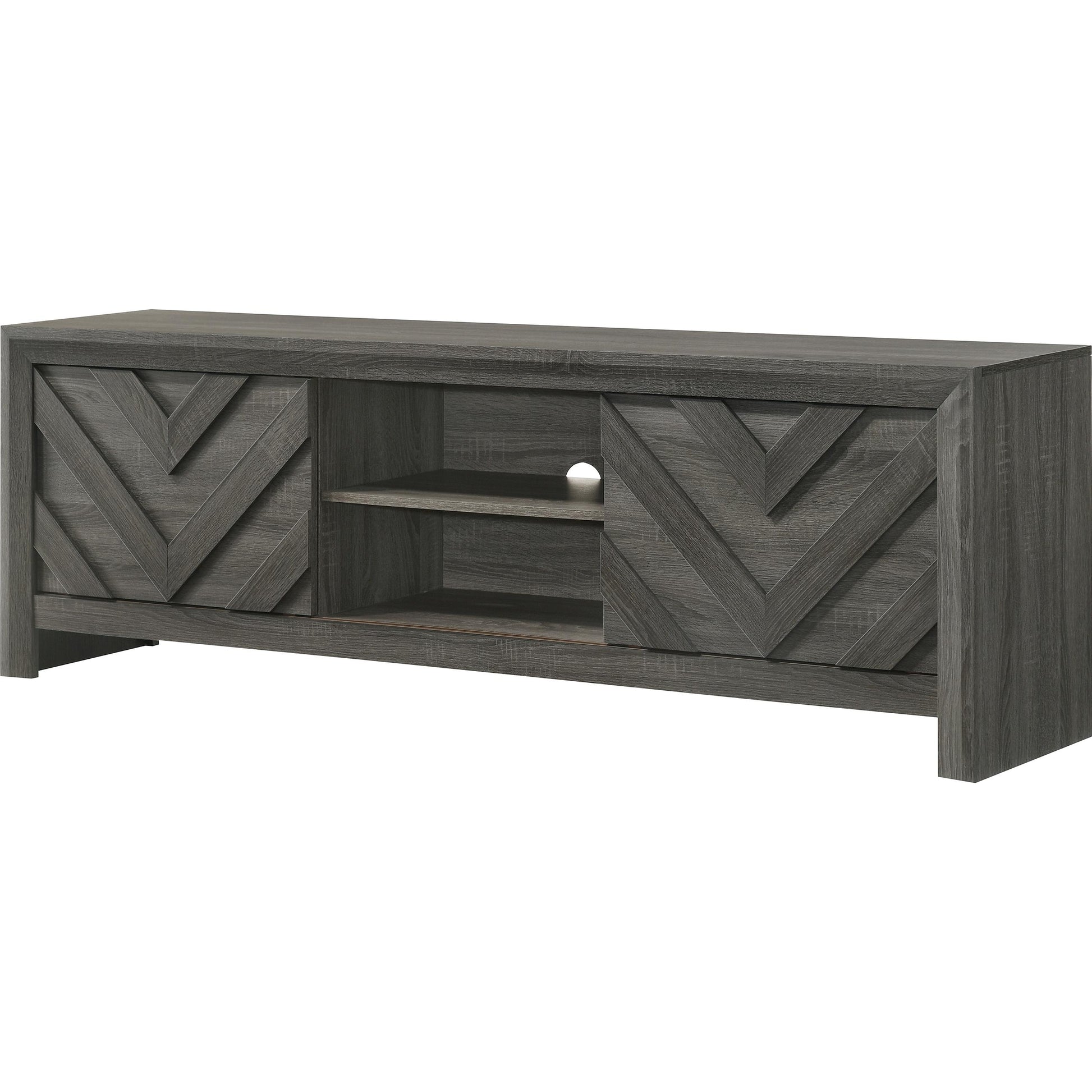 Crown Mark Valor B9335-9 TV Stand - Grey IMAGE 1