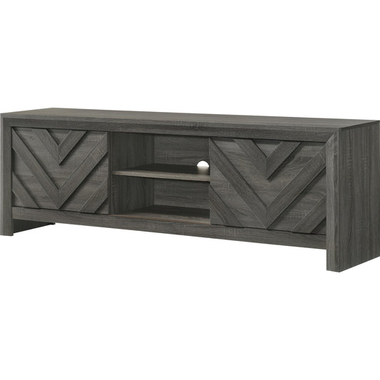 Crown Mark Valor B9335-9 TV Stand - Grey IMAGE 1