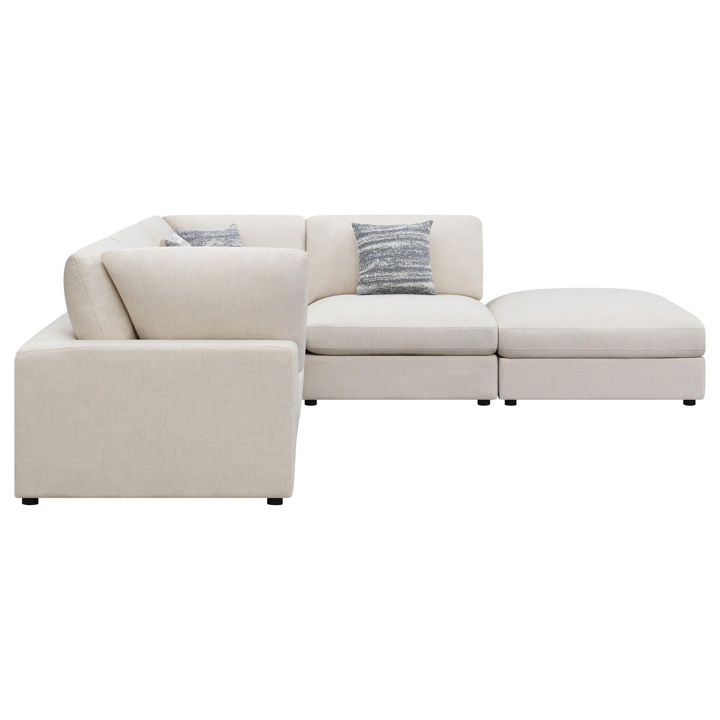 Coaster Furniture Serene 551321-SETC 5 pc Upholstered Modular Sectional - Beige IMAGE 5