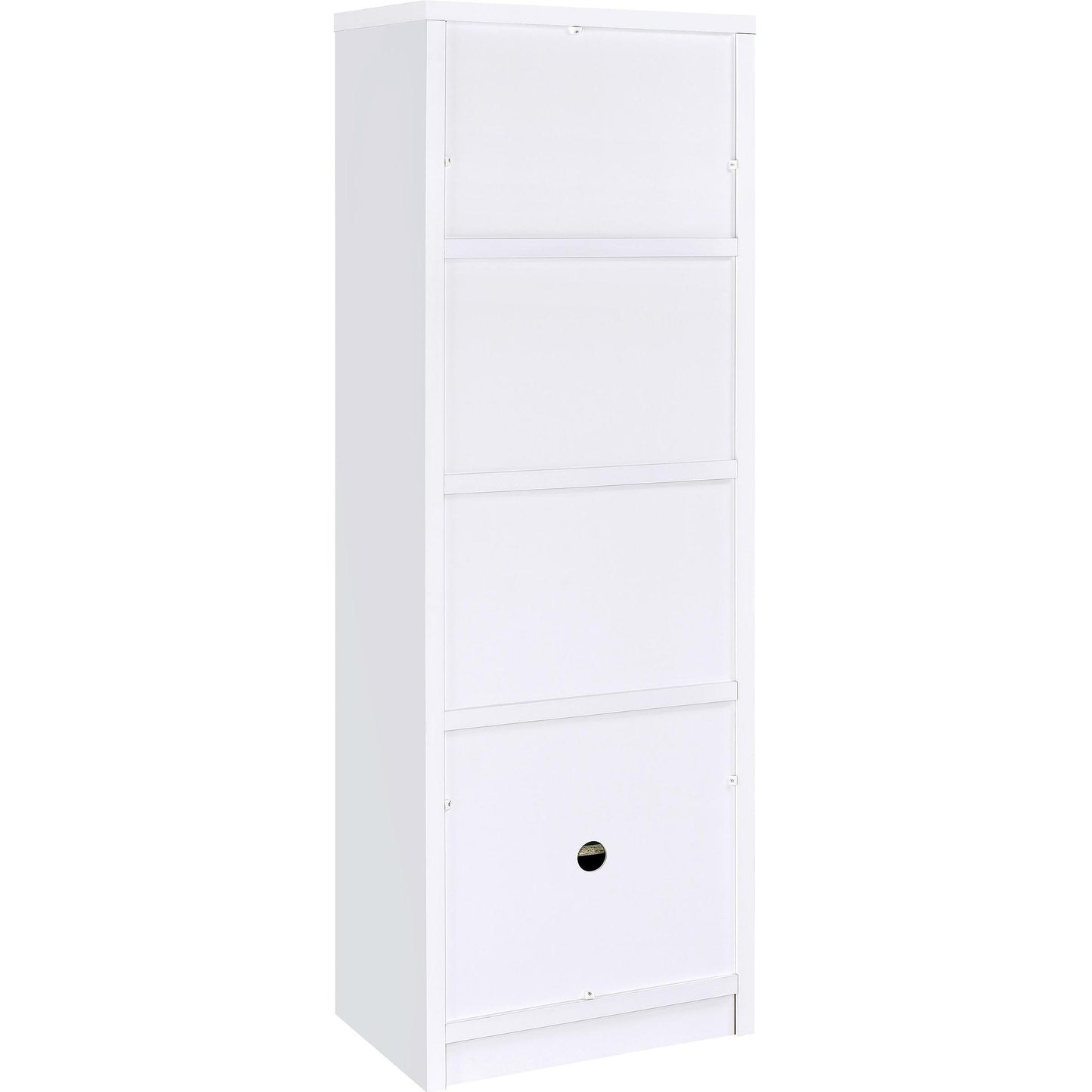 Coaster Furniture Laughlin 724113-SET 3-piece Entertainment Center TV Stand - White IMAGE 14