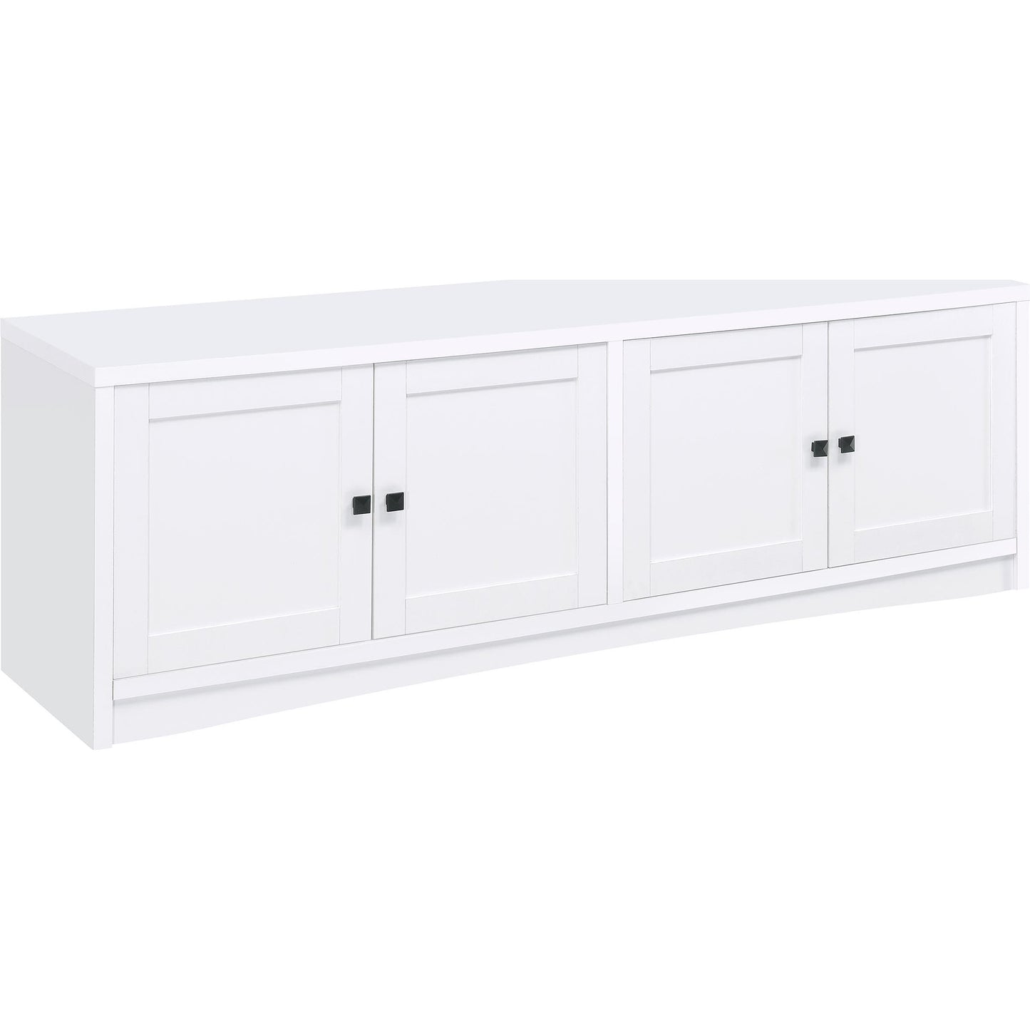 Coaster Furniture Laughlin 724113-SET 3-piece Entertainment Center TV Stand - White IMAGE 4