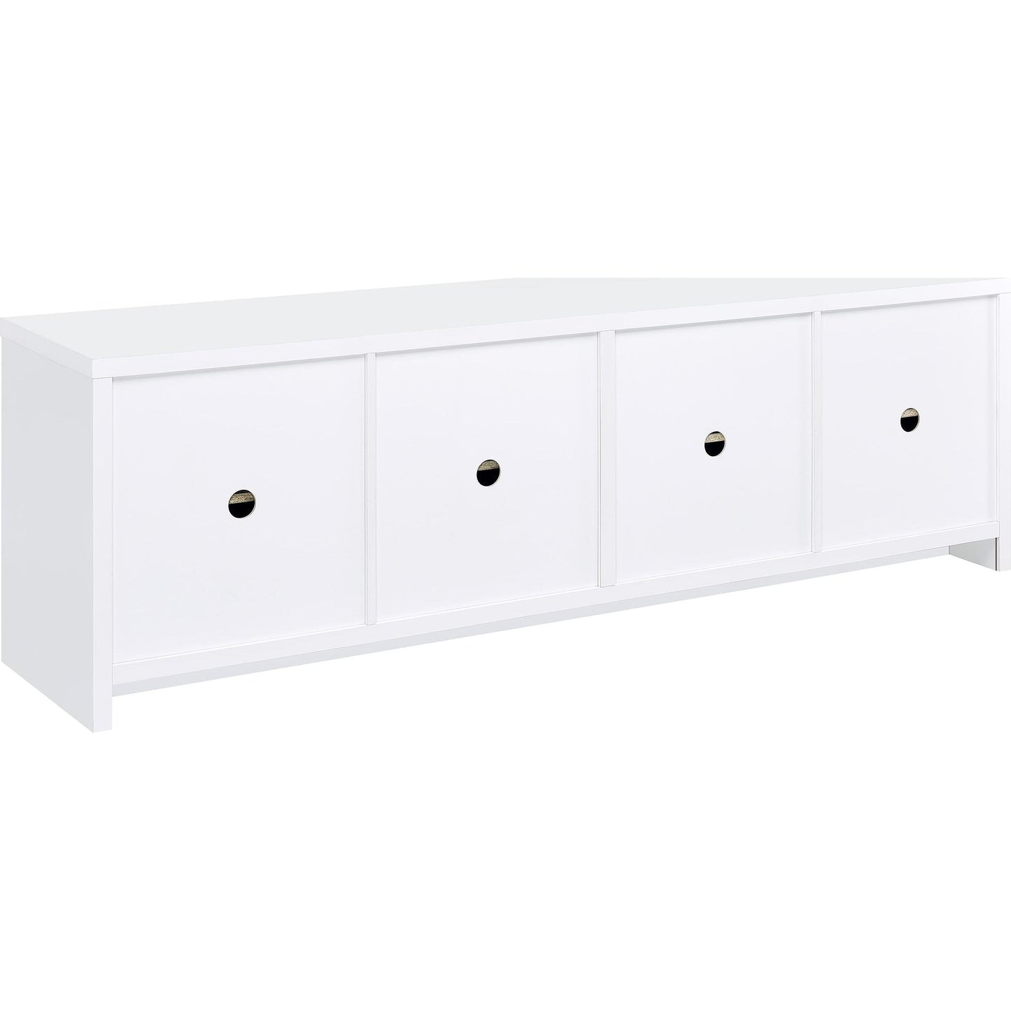Coaster Furniture Laughlin 724113-SET 3-piece Entertainment Center TV Stand - White IMAGE 8