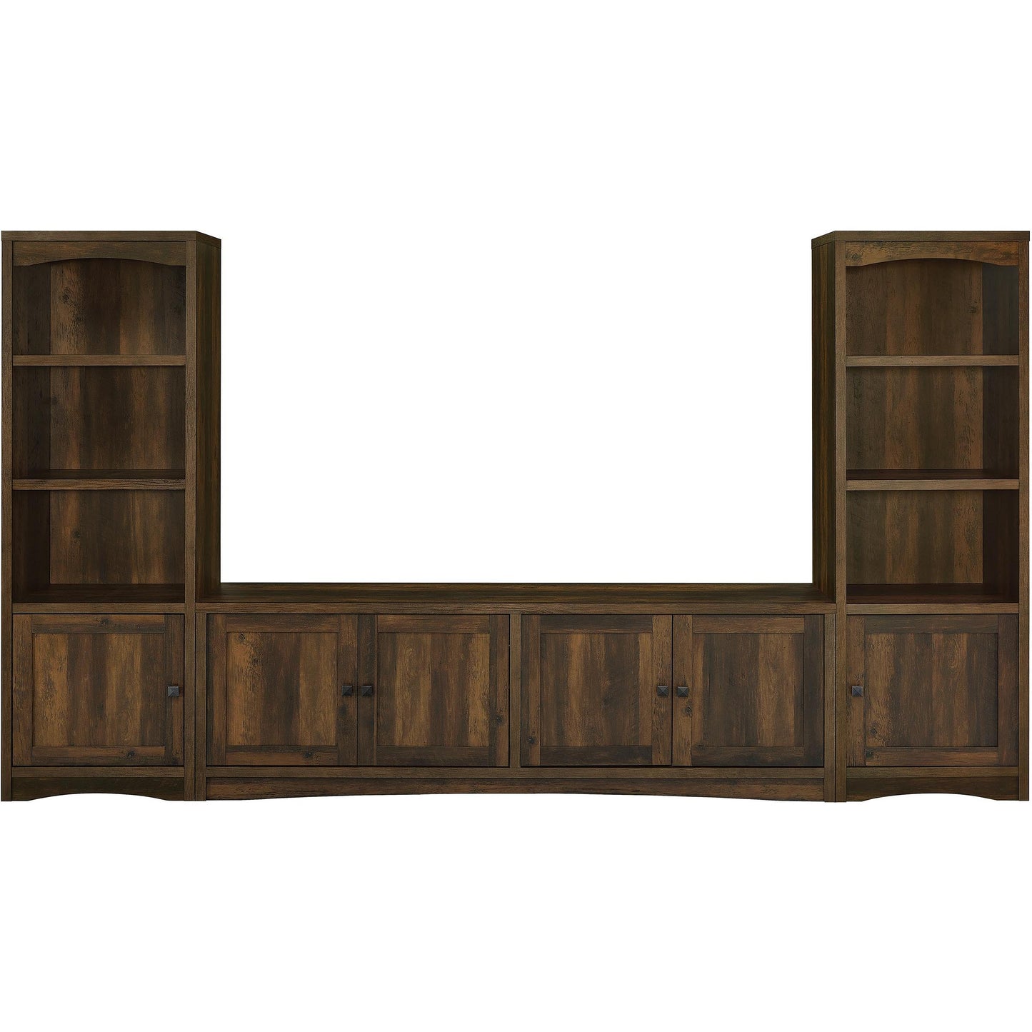 Coaster Furniture Laughlin 724123-SET 3-piece Entertainment Center TV Stand - Dark Pine IMAGE 2