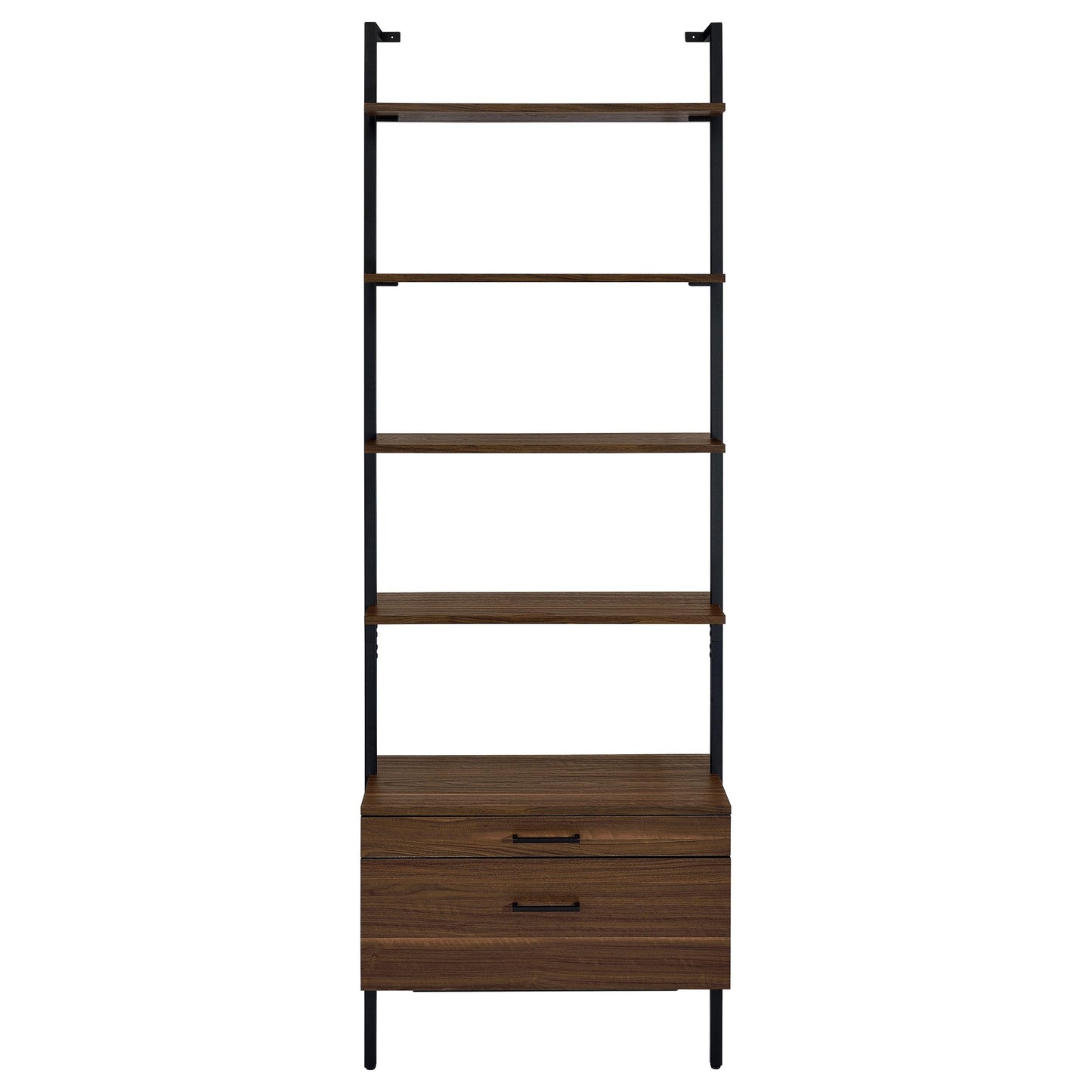 Coaster Furniture Owens 980074-S3 3-piece 96-inch Wall Mounted Bookshelf Set - Walnut IMAGE 5