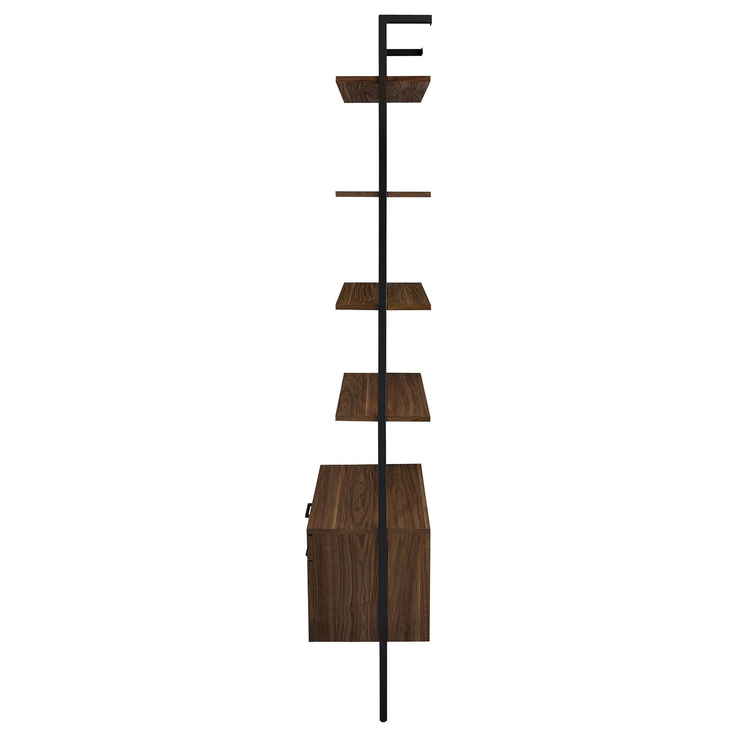 Coaster Furniture Owens 980074-S3 3-piece 96-inch Wall Mounted Bookshelf Set - Walnut IMAGE 7