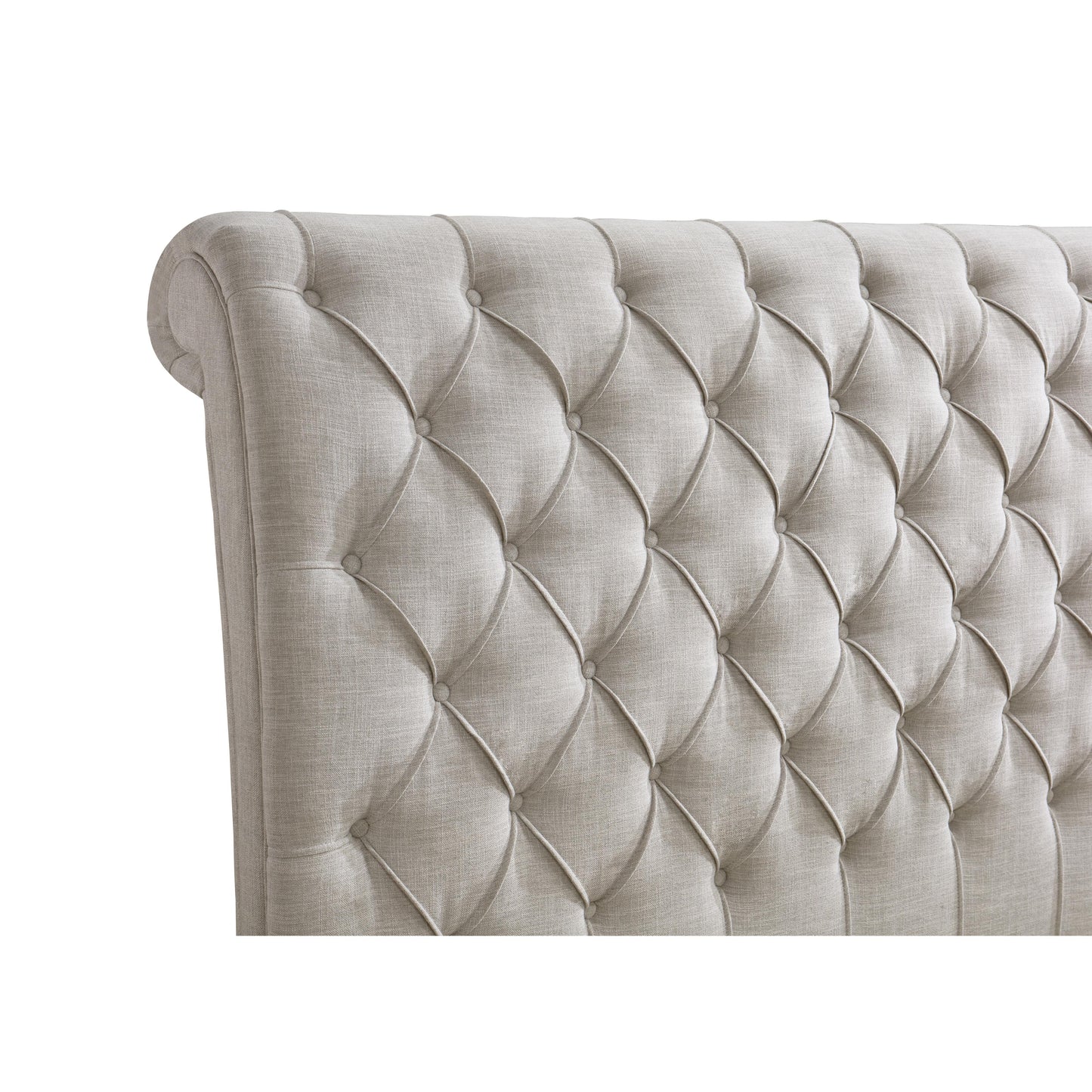 Crown Mark Kate 5103LG King Platform Bed - Light Grey Tweed IMAGE 5