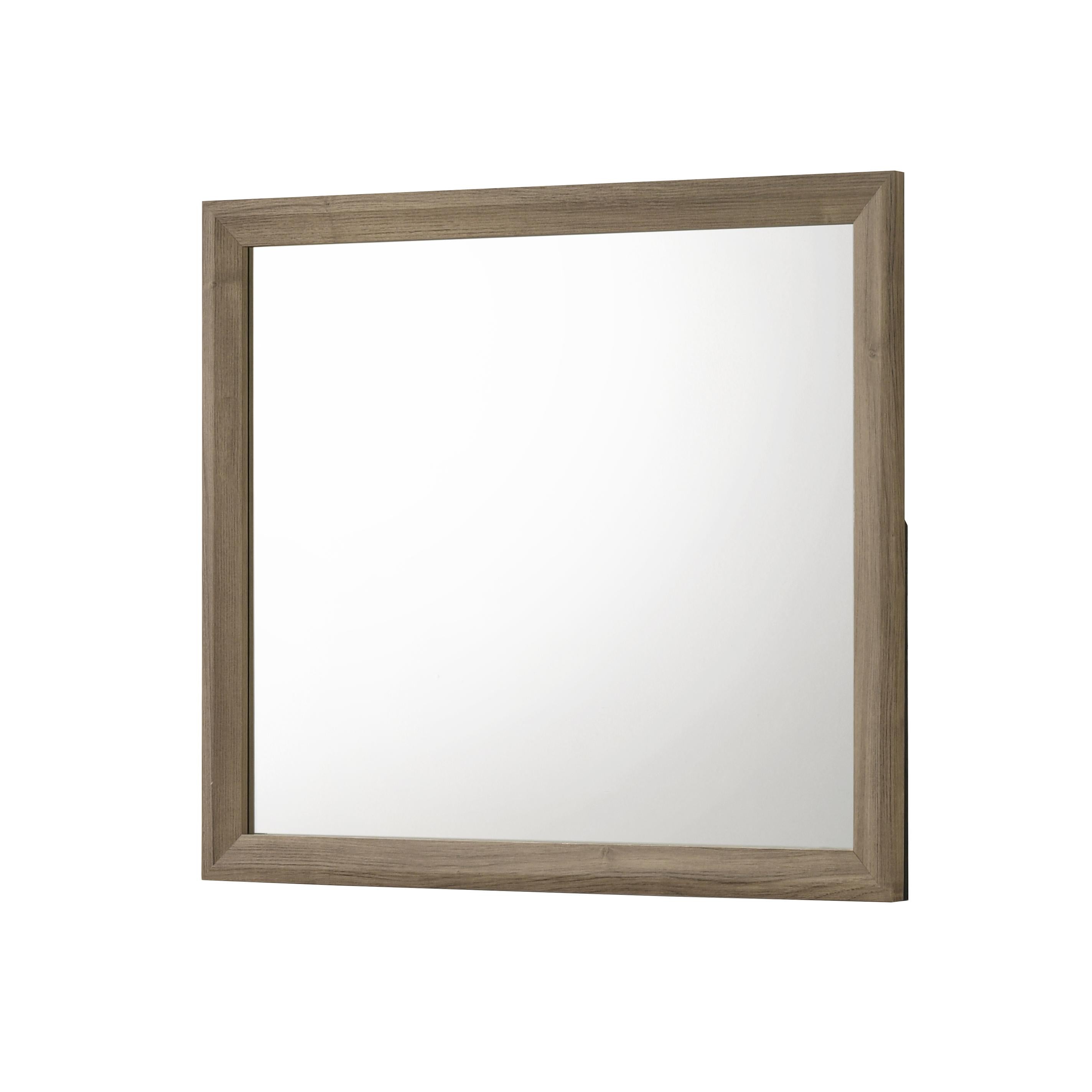 Crown Mark Valor B9332-11 Dresser Mirror - Light Brown IMAGE 1