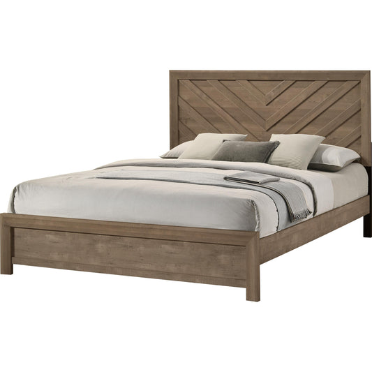 Crown Mark Valor B9332-K King Bed - Light Brown IMAGE 1