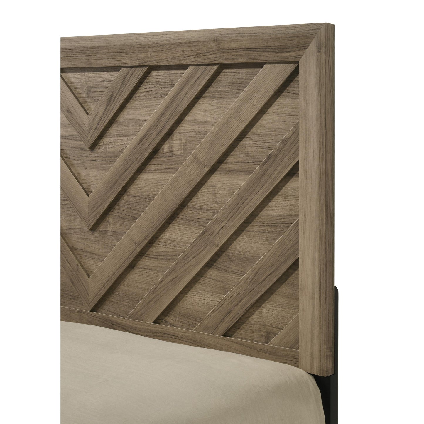 Crown Mark Valor B9332-K King Bed - Light Brown IMAGE 4