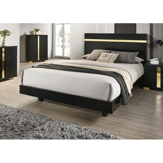 Furniture of America Lillestrom FM7217BK-T-BED Twin Bed IMAGE 1