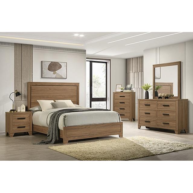 Furniture of America Panelli FM72017BR-Q-BED Queen Bed IMAGE 3